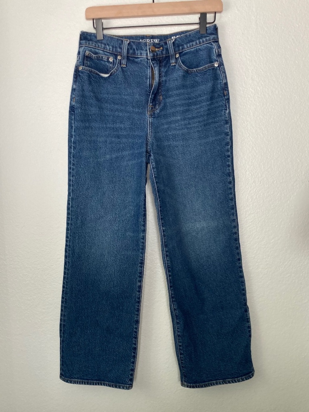 J.Crew '96 Slim Wide Leg Jeans RE-96-ING Women's 26 Blue Denim